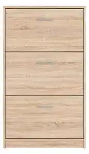 Favi Dulap pantofi vertical cu 3 usi stejar sonoma nepo plus, 70x17.5x120 Ofertă