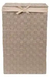 Favi Coș de rufe cu capac compactor laundry linen, înălțime 60 cm, maro Ofertă