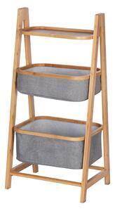 Favi Etajeră din bambus cu 2 coșuri de depozitare wenko bahari Ofertă