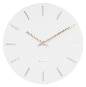 Favi Ceas de perete karlsson charm, alb - auriu, ø 30 cm Ofertă