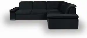 Favi Coltar smart darby, negru, 268x218x94 cm Ofertă