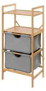 Favi Suport din bambus cu 2 sertare wenko bamboo Ofertă