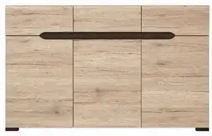 Favi Comoda trei sertare si trei usi elpasso, 135.5x41.5x84 cm Ofertă