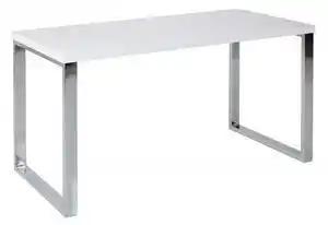 Favi Birou din mdf lucios si metal 120x60 cm Ofertă