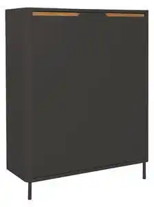 Raft pentru pantofi tenzo switch, 88 x 110 cm, gri antracit
