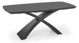 Favi Masa extensibila silvestro, gri inchis/negru, 180/220x89x75 cm Ofertă