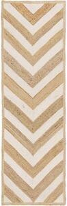 Favi Covor tip traversă țesut manual din iută westwing collection eckes, 80 x 250 cm, bej Ofertă