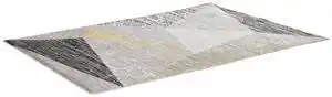 Homcom covor gri modern, covoare geometrice covor mare pentru sufragerie, dormitor, sufragerie, 140x200 cm | aosom ro