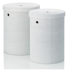 Favi Set 2 coșuri de rufe rimossa, alb Ofertă