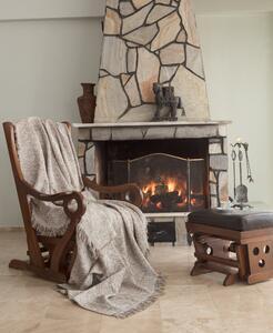 Favi Cuvertura linen, bumbac 100%, mustar, 170 x 220 cm Ofertă