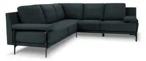 Favi Coltar betany, colt pe partea stanga cu tapiterie din catifea, albastru inchis Ofertă