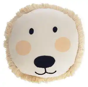 Favi Față de pernă din bumbac pentru copii kave home uriana, ø 45 cm, bej Ofertă