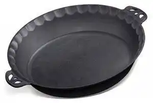 Favi Tava rotunda din fonta pentru placinta 26 cm camp chef cc-cipie10 Ofertă