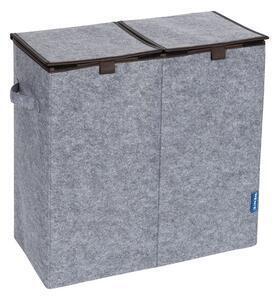 Favi Coș de rufe wenko duo, 82 l, gri - maro Ofertă