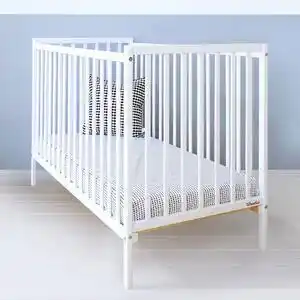 Favi Patut din lemn pentru bebe, inaltime saltea reglabila, dream alb 120x60 cm Ofertă