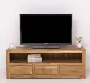 Favi Comoda pentru televizor cu trei sertare 'wild oak', sertare pe sine metalice - culoare_p061 - lacuit cu finisaj lacuit Ofertă