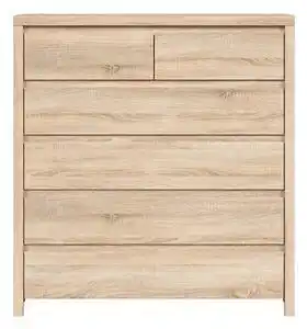 Favi Comoda cu 6 sertare stejar sonoma kaspian, kom6s, 104,5x40.5x112 cm Ofertă