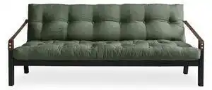Favi Canapea variabilă karup design poetry black/olive green, verde Ofertă