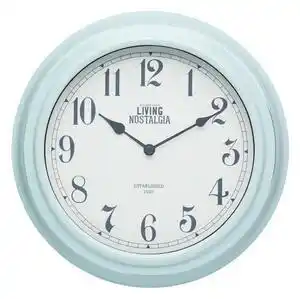 Favi Ceas de perete kitchen craft living nostalgia blue, ⌀ 25,5 cm Ofertă