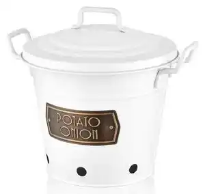 Favi Cos depozitare legume glv0516, alb, galvanizat 100%, 35x29x38 cm Ofertă
