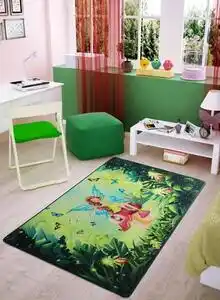 Covor copii, fairy song, 100x150 cm, 1275 gr mp verde, dreptunghiular, 100x150