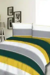 Favi Lenjerie de pat stripe din flanel multicolor 220x200 cm Ofertă