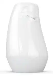 Favi Vază din porțelan, satisfăcut 58products, alb Ofertă