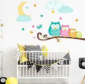 Favi Autocolant ambiance owls in family Ofertă