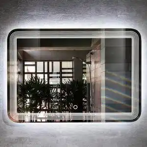 Favi Oglinda baie, sistem iluminare led, ip44, 100x70cm, d4224, dezaburire, touch Ofertă