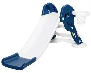 Favi Homcom tobogan copii 1-4 ani, 160x35x68cm, albastru | aosom ro Ofertă