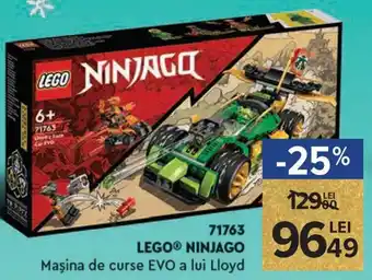 Lego Ninjago 71763 Mașina de curse EVO a lui Lloyd