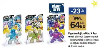 Carrefour Market Figurine Gojitzu Dino X Ray eroii lui Goo jit Zu sunt cele mai squishy întinse și gumoase figuri de acțiune din toate Ofertă