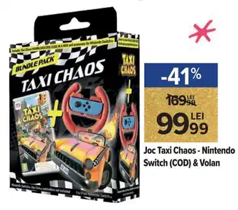 Carrefour Market Joc Taxi Chaos - Nintendo Switch (COD) & Volan Ofertă