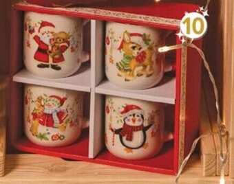 Set x 4 căni 200 ml