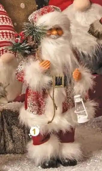 Figurină Moș Crăciun 40 cm, diverse modele