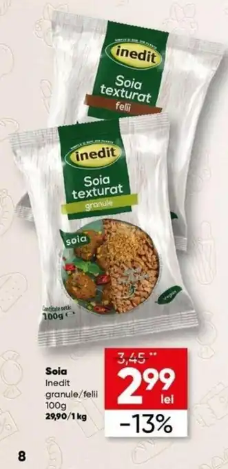 Inedit granule / felii Soia 100 g