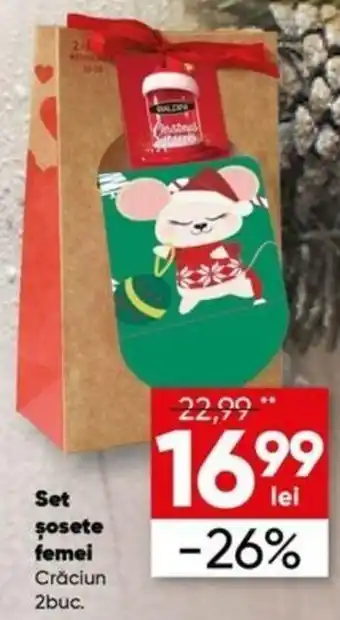 PROFI Crăciun Set sosete femeî Ofertă
