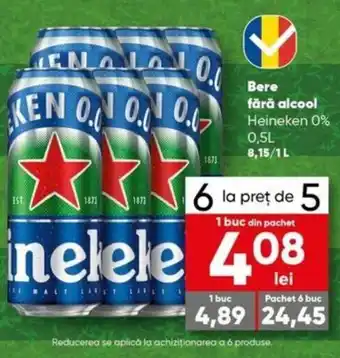 PROFI Heineken 0% Bere fără alcool 500 ml Ofertă
