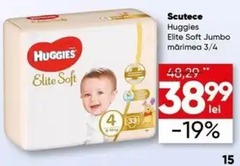 Huggies Scutece Elite Soft Jumbo mărimea 3/4
