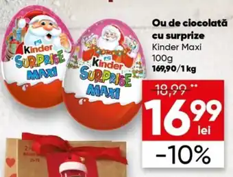 PROFI Kinder Maxi Ou de ciocolată cu surprize 100 g Ofertă