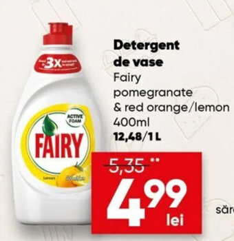 PROFI Fairy pomegranate & red orange / lemon 400 ml Detergent de vase Ofertă