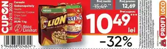 PROFI Nestle Cereale Lion / Cookie Crisp / Cheerios 500 g Ofertă