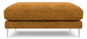 Favi Puf jog cu tapiterie din tesatura structurala, galben Ofertă