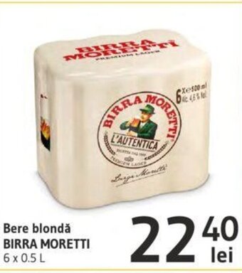 Supeco Birra moretti bere blondă 6 x 0,5l Ofertă