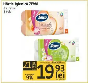 Supeco Zewa hărtie igienică 8 role Ofertă