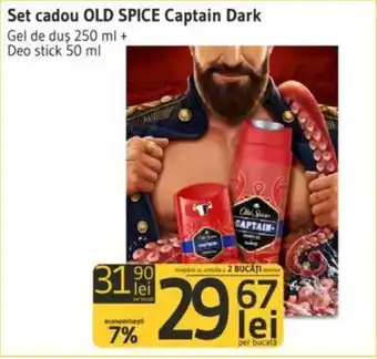 Old Spice set cadou capitan dark