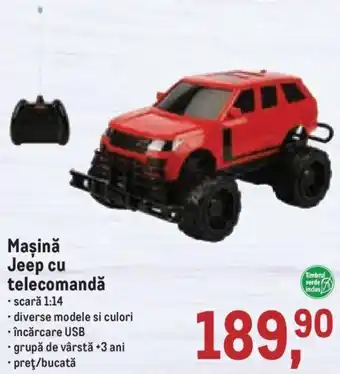Metro Mașină Jeep cu telecomandă Ofertă