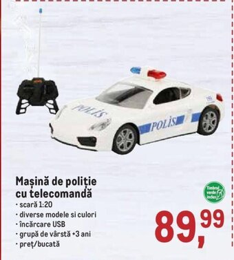 Mașină de poliție cu telecomandă