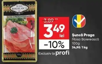 PROFI Masa Boierească Șuncă Praga 100 g Ofertă