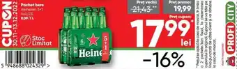 PROFI Heineken Pachet bere 5+1 6 x 330 ml Ofertă